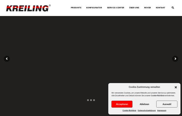 Vorschau von www.kreiling-technologien.de, Kreiling Industrievertretung GmbH