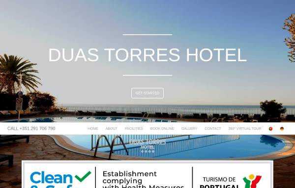 Vorschau von www.duastorres.pt, Hotel duas Torres