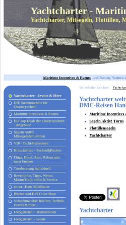 Vorschau der mobilen Webseite www.dmcreisen.de, DMC-Reisen