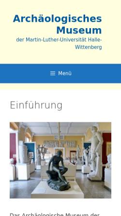 Vorschau der mobilen Webseite robertin.altertum.uni-halle.de, Robertin-Database