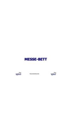 Vorschau der mobilen Webseite www.messe-bett.de, Messe-Bett