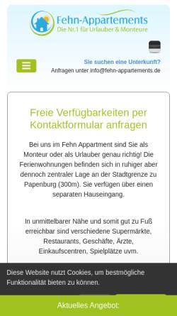 Vorschau der mobilen Webseite www.preiswerte-unterkunft.de, Preiswerte-unterkunft.de