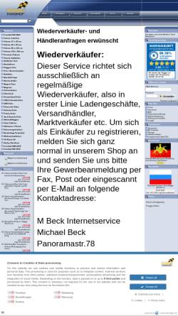 Vorschau der mobilen Webseite www.fahnen-fanshop.de, Fahnen Fanshop