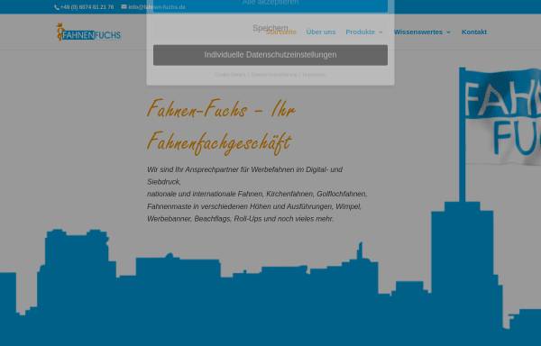 Vorschau von www.fahnen-fuchs.de, Fahnen-Fuchs