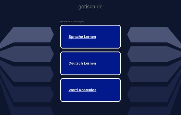 Vorschau von www.gotisch.de, Sprachkurs Gotisch