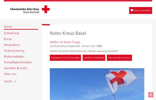 Vorschau von www.srk-basel.ch, Schweizerisches Rotes Kreuz, Kantonalverband Basel-Stadt