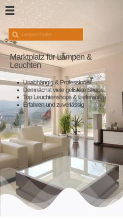 Vorschau der mobilen Webseite www.lichtkaufhaus.de, Lichtkaufhaus GmbH