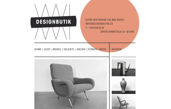 Vorschau von www.designbutik.ch, Designbutik