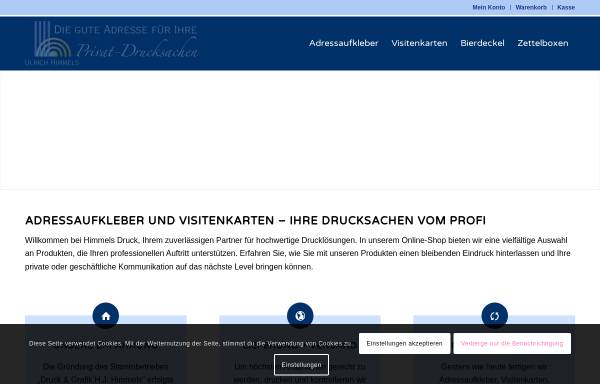 Vorschau von www.himmels.de, Himmels-Versandhandel