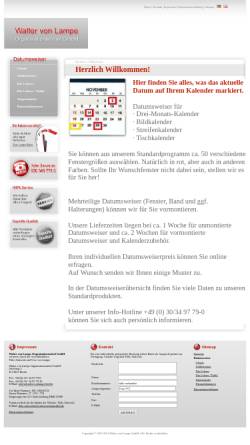 Vorschau der mobilen Webseite www.waltervonlampe.de, Walter von Lampe Organisationsmittel GmbH