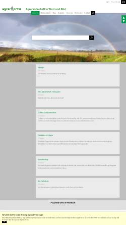 Vorschau der mobilen Webseite agrar-press.de, Agrar-press