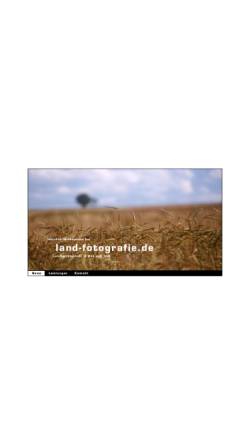 Vorschau der mobilen Webseite www.land-fotografie.de, Land-Fotografie - Land(wirt)schaft in Bild und Text