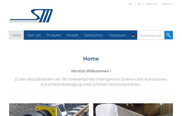 Vorschau von www.sm-schienentechnik.de, SM-Schienentechnik GmbH