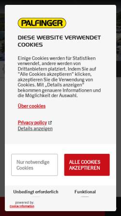 Vorschau der mobilen Webseite www.tsk-duisburg.de, TSK Kran- und Wechselsysteme GmbH