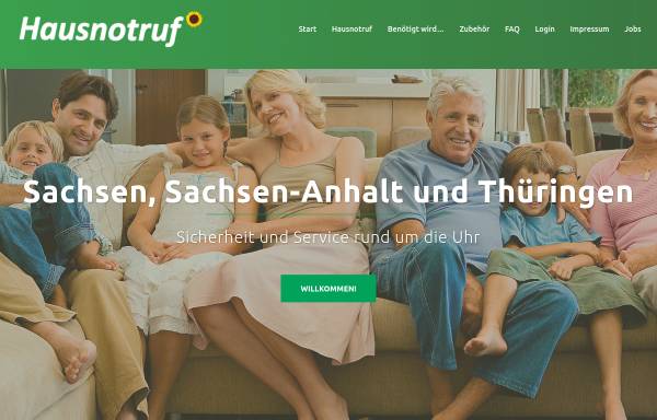 Vorschau von www.hausnotruf-chemnitz.de, Hausnotruf: Schnelle Hilfe Tag und Nacht