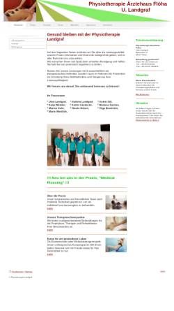 Vorschau der mobilen Webseite www.pt-landgraf.de, Physiotherapie Landgraf