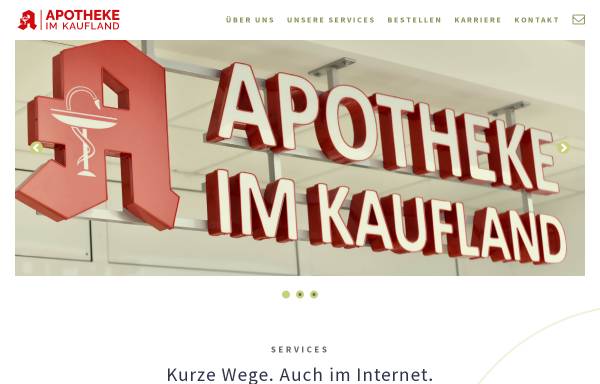 Vorschau von www.apotheke-kl-freiberg.de, Apotheke im Kaufland