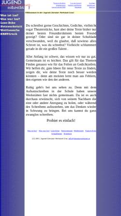 Vorschau der mobilen Webseite www.literaturwerkstatt.at, Jugend-Literaturwerkstatt Graz
