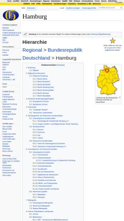 Vorschau der mobilen Webseite wiki-de.genealogy.net, Hamburg bei Genealogy.net