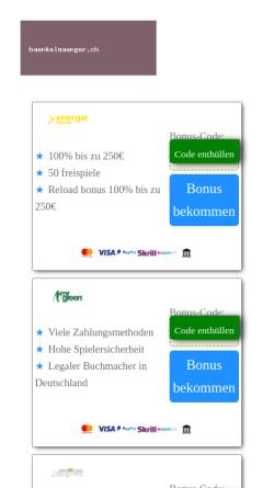 Vorschau der mobilen Webseite baenkelsaenger.ch, Marionetten und Marotten