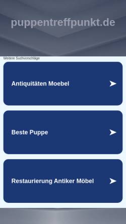 Vorschau der mobilen Webseite www.puppentreffpunkt.de, Puppentreffpunkt