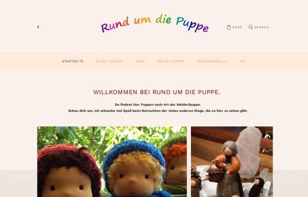 Vorschau von www.rundumdiepuppe.de, Rund um die Puppe