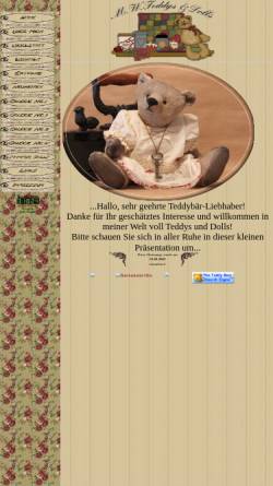 Vorschau der mobilen Webseite www.marinawagner-teddys.de, MW-Teddy Marina Wagner