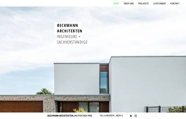 Vorschau von www.beckmann-architekten.de, Beckmann Architekten