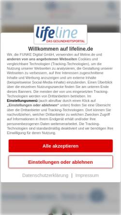 Vorschau der mobilen Webseite www.qualimedic.de, Qualimedic: Gicht