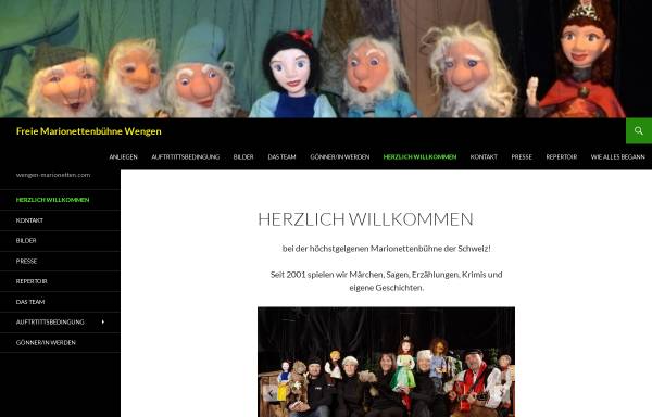 Vorschau von www.wengen-marionetten.ch, Freie Marionettenbühne Wengen