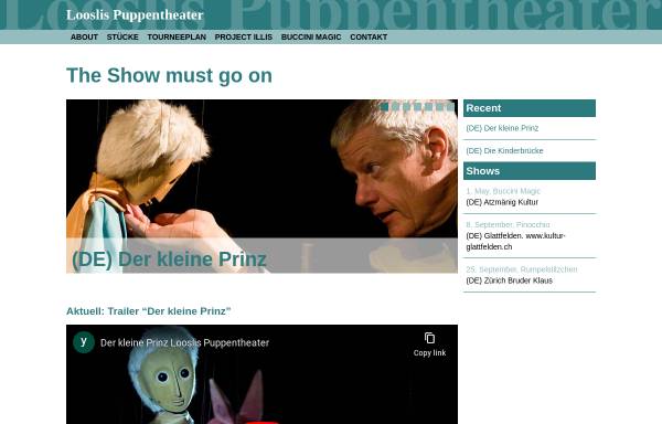 Vorschau von www.looslispuppentheater.ch, Looslis Puppentheater