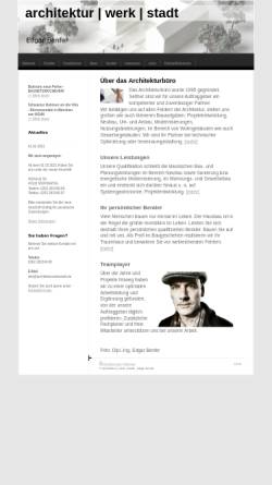 Vorschau der mobilen Webseite www.architekturwerkstadt.de, Edgar Benfer, Architekt