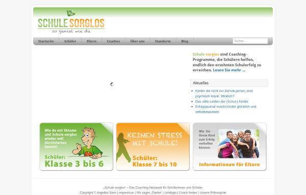 Vorschau von www.schule-sorglos.de, Schule sorglos