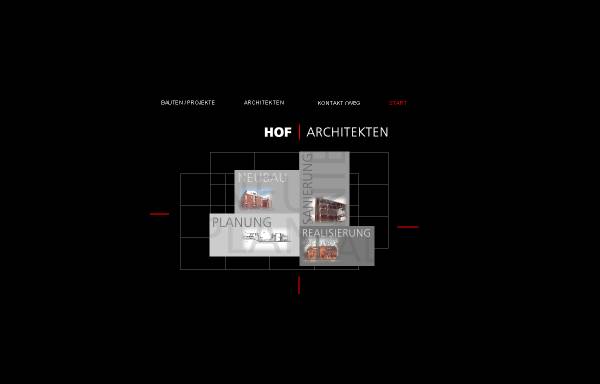 Vorschau von www.hof-architekten.de, Hof Architekten