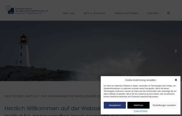 Vorschau von www.diai.org, DIAI - Deutsches Institut für angewandtes Insolvenzrecht e.V.