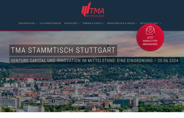 Vorschau von www.tma-deutschland.org, Gesellschaft für Restrukturierung TMA Deutschland e. V.