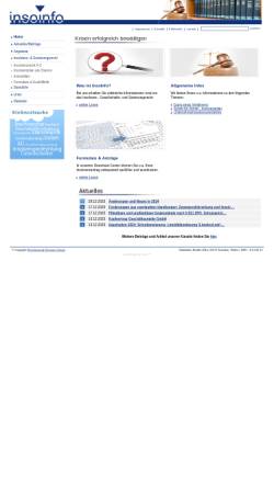 Vorschau der mobilen Webseite www.insoinfo.de, Insoinfo