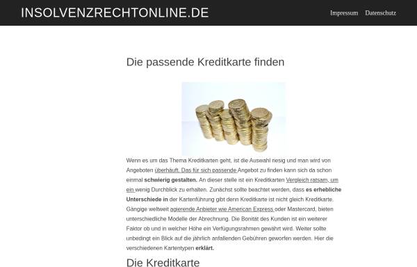 Vorschau von www.insolvenzrechtonline.de, Insolvenzrecht Online