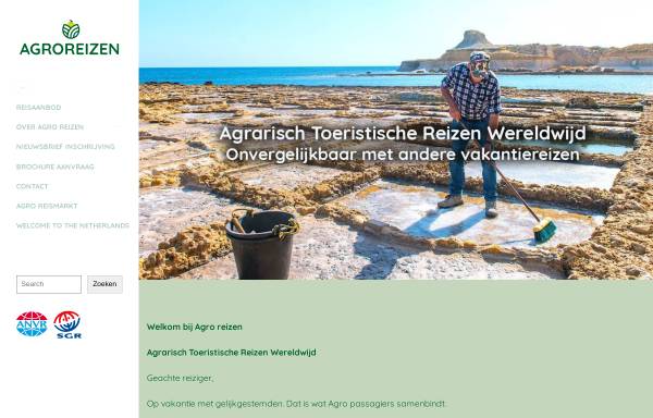 Vorschau von www.agroreizen.nl, Agro Reizen