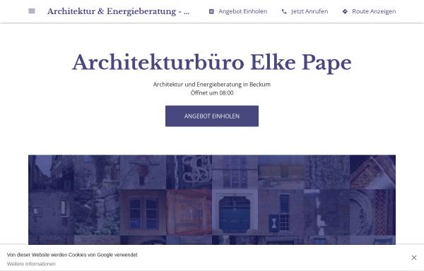 Vorschau von architektur-energieberatung-dipl-ing-elke-pape.business.site, Pape, Elke