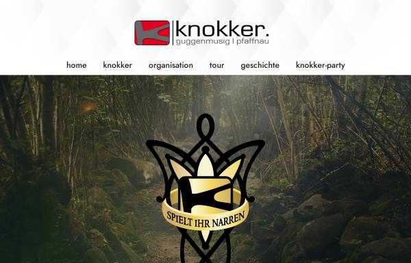 Vorschau von www.knokker.ch, Guggenmusik Knokker