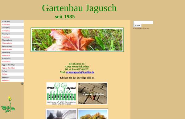 Vorschau von www.gartenbau-bergisch-land.de, Armin Jagusch, Gartenbau