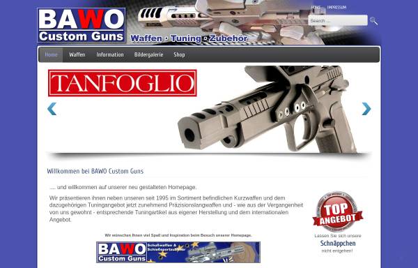 Vorschau von www.tanfoglio-bawo.de, BAWO Custom Guns