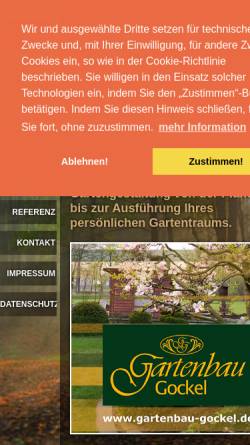 Vorschau der mobilen Webseite gartenbau-gockel.de, Elmar Gockel