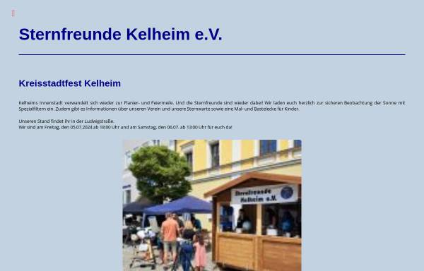 Vorschau von www.sternfreunde-kelheim.de, Sternfreunde Kelheim