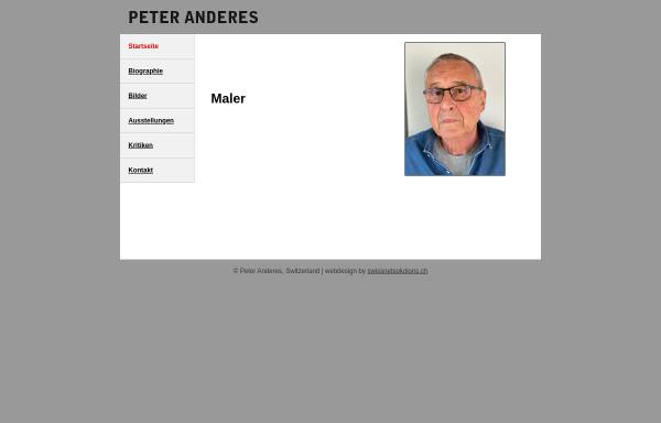 Vorschau von www.peteranderes.ch, Anderes, Peter