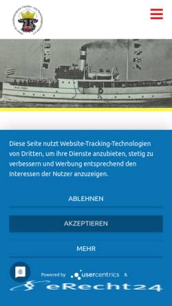 Vorschau der mobilen Webseite www.mfpev.de, Verein für mecklenburgische Familien- und Personengeschichte e.V.