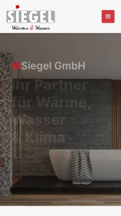 Vorschau der mobilen Webseite siegel.de, Brüder Siegel GmbH + Co KG Draht- und Metallwarenfabrik