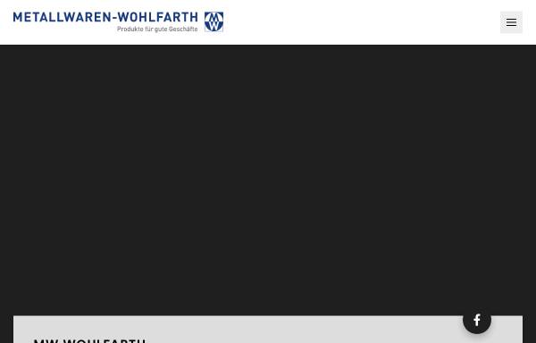 Vorschau von www.mw-wohlfarth.de, Metallwaren-Wohlfarth, Inh. Lothar Wohlfarth
