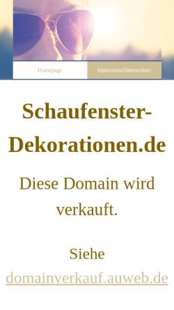 Vorschau der mobilen Webseite www.schaufenster-dekorationen.de, Petra Vooes